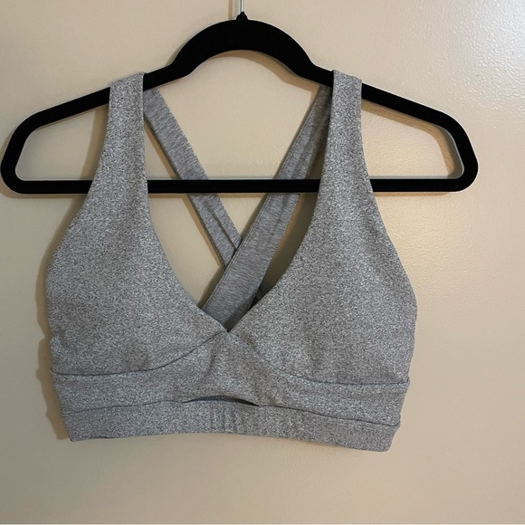 Women's Echt Wild Sports Bra Grey Size L - Picture 3 of 9